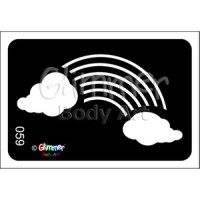 Glitter tattoo 059 Rainbow Pack Of 5 (059 Rainbow Pack Of 5)